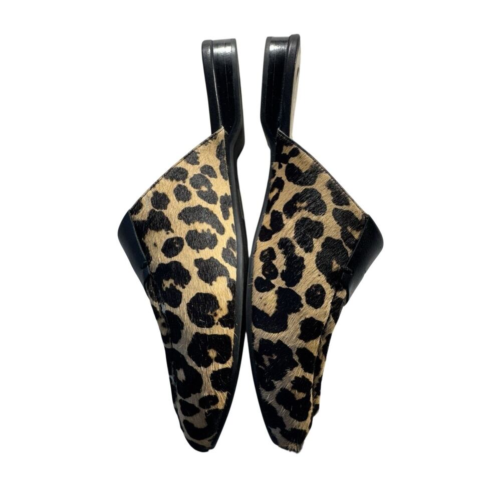 Cole Haan Women's 7.5 Piper Leopard Print Calf Hair Mules Elegant Wedding Guest - Picture 8 of 12